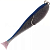 Поролоновая рыбка двойник 6см серо-синяя